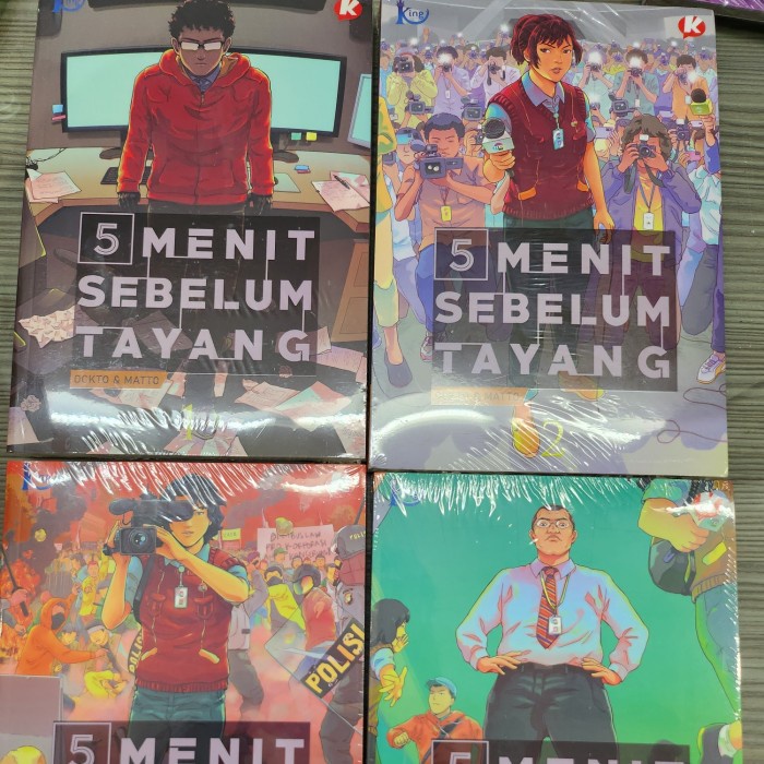 Komik 5 Menit Sebelum Tayang set vol 1-4 segel ori