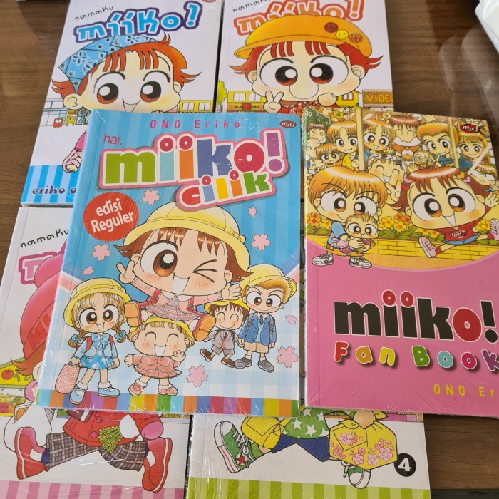 Komik Hai Namaku Miiko vol 1-4 set segel ori gratis Miiko cilik/ Fan