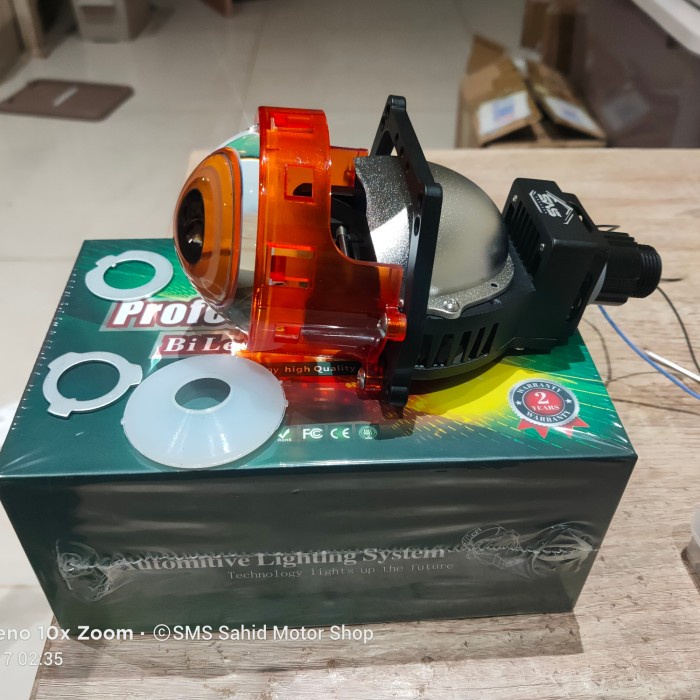 Biled Projector Proji Sms Falcon Eyes 3.0 2,5 Purple Lens Osram Chips