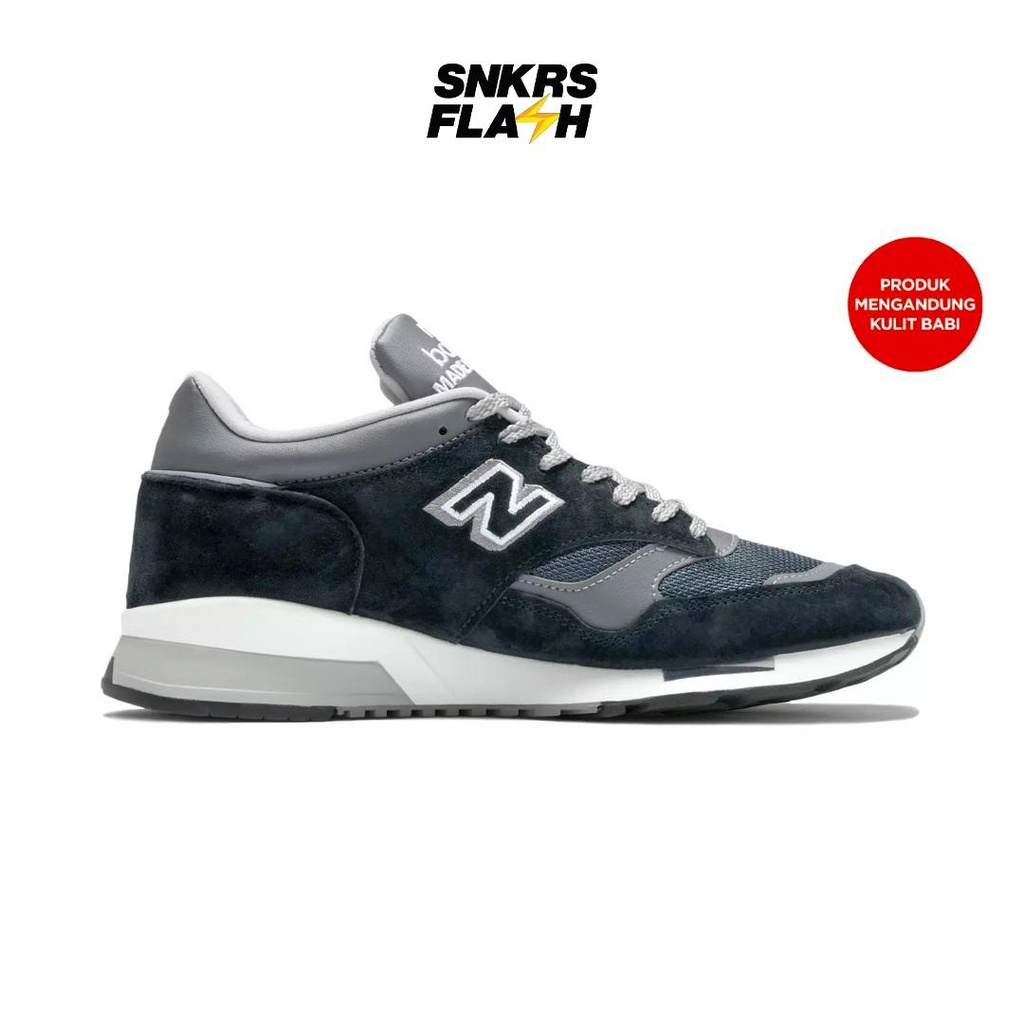 NEW BALANCE 1500 Miuk Navy Blue Grey Sepatu Sneakers Pria - U1500PNV - Size 42