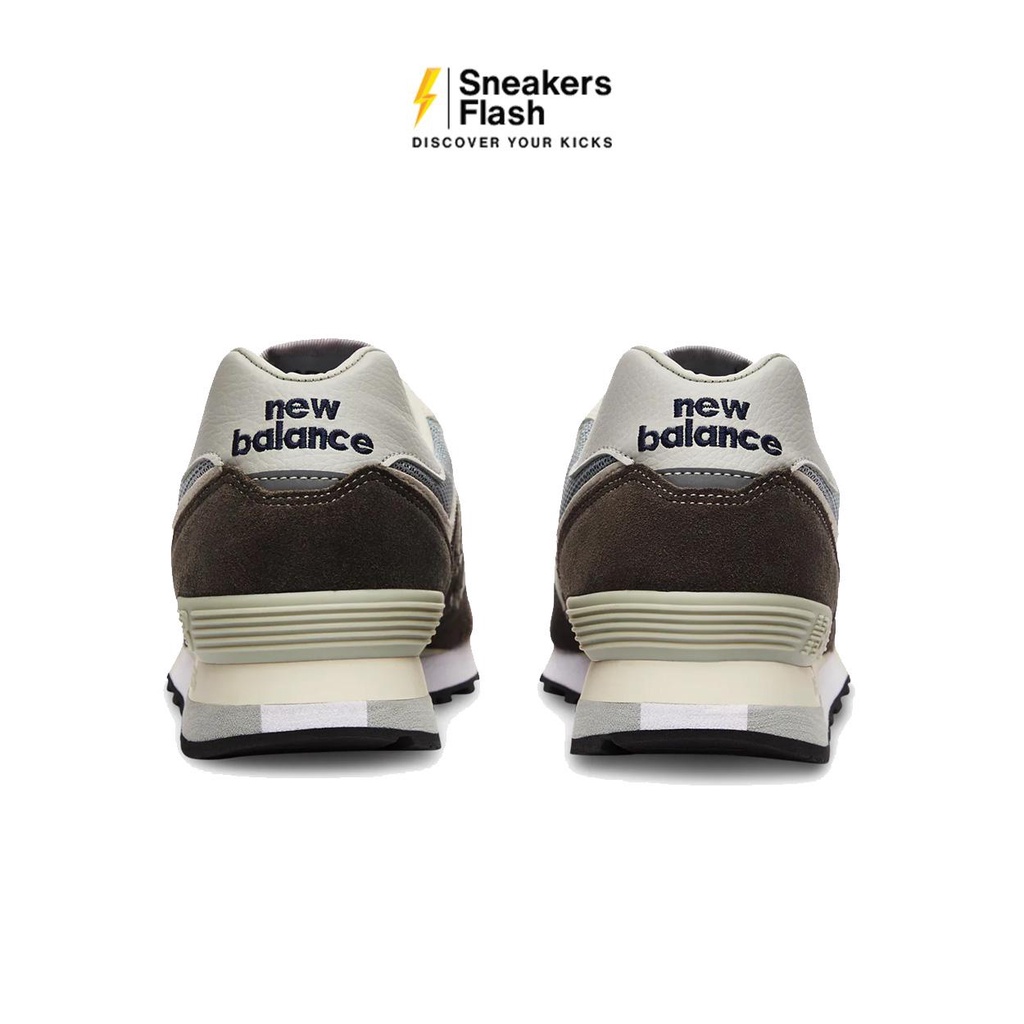 NEW BALANCE 576 Made In England Grey Sepatu Sneakers Pria - OU576AGG - Size 44