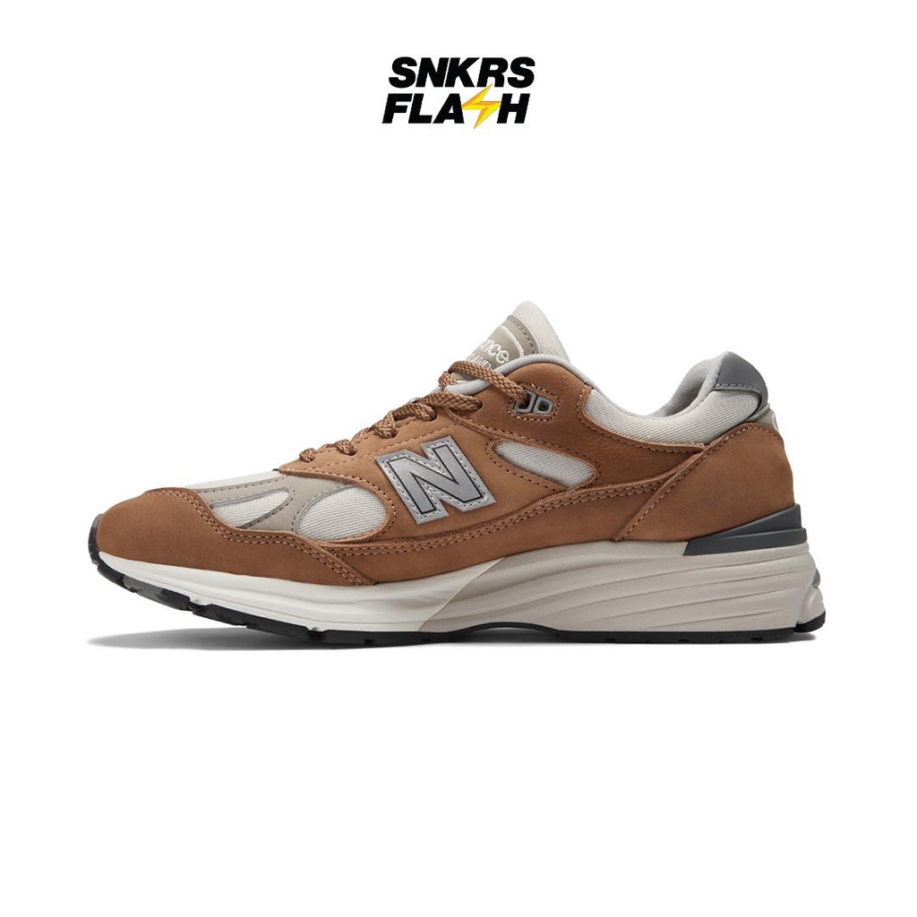 NEW BALANCE 991 V2 Miuk Nostalgic Sepia Sepatu Sneakers Unisex - U991TB2 - Size 37