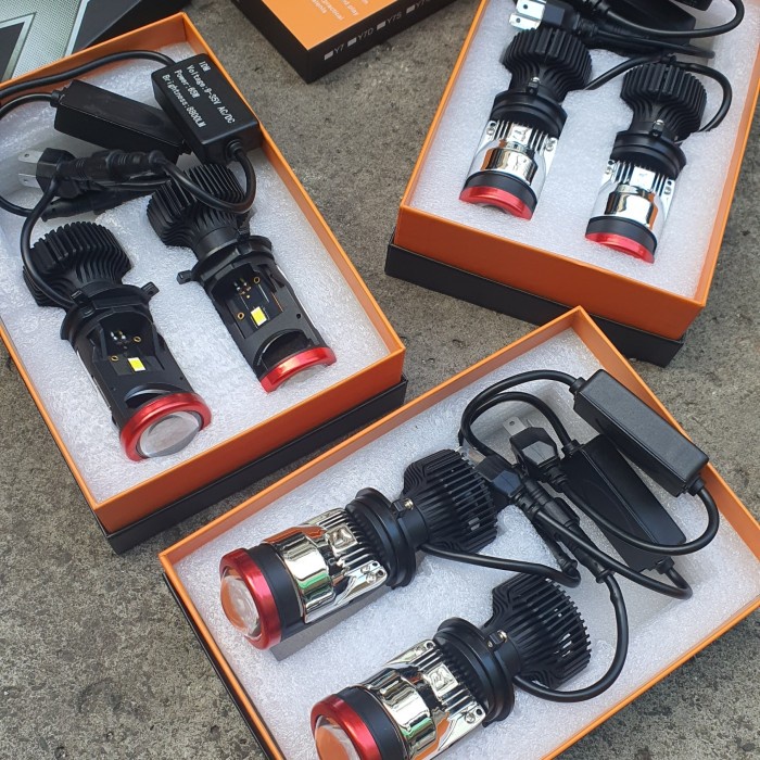 Mini Projie Y7D Y6D H4 50Watt Original Import Super Terang