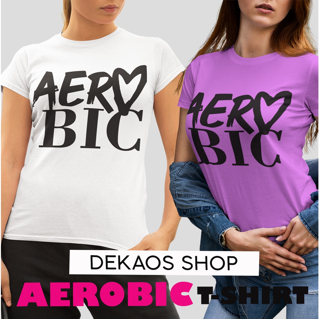 BAJU SENAM WANITA AEROBIC / BAJU AEROBIC WANITA / KAOS AEROBIC WANITA / BAJU AEROBIK / BAJU AEROBIC
