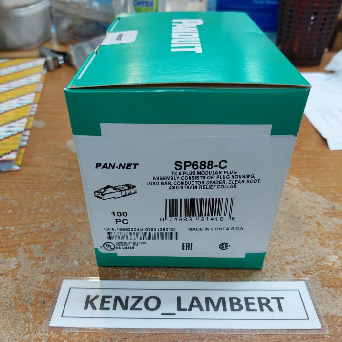 rj konector 45 cat 6 panduit / SP688-C / panduit
