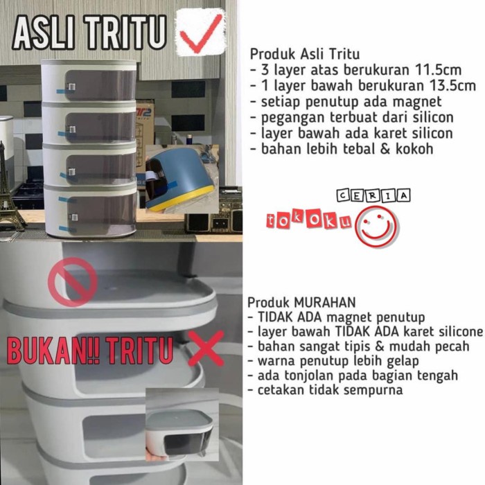 [stroms] - tudung saji 4 susun, food storage 4 layer, fs gen 3 tritu, tudung saji