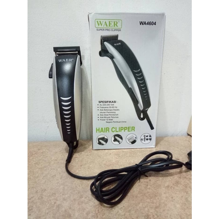 Alat cukur ALAT CUKUR RAMBUT LISTRIK WAER 4604 - WAER 4604 original terbaru original
