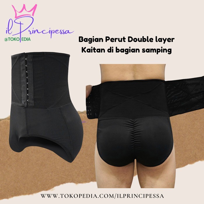 A146 - Celana Dalam Pria - Celana Pengecil Perut Pria - Korset Cowok Asli 100%