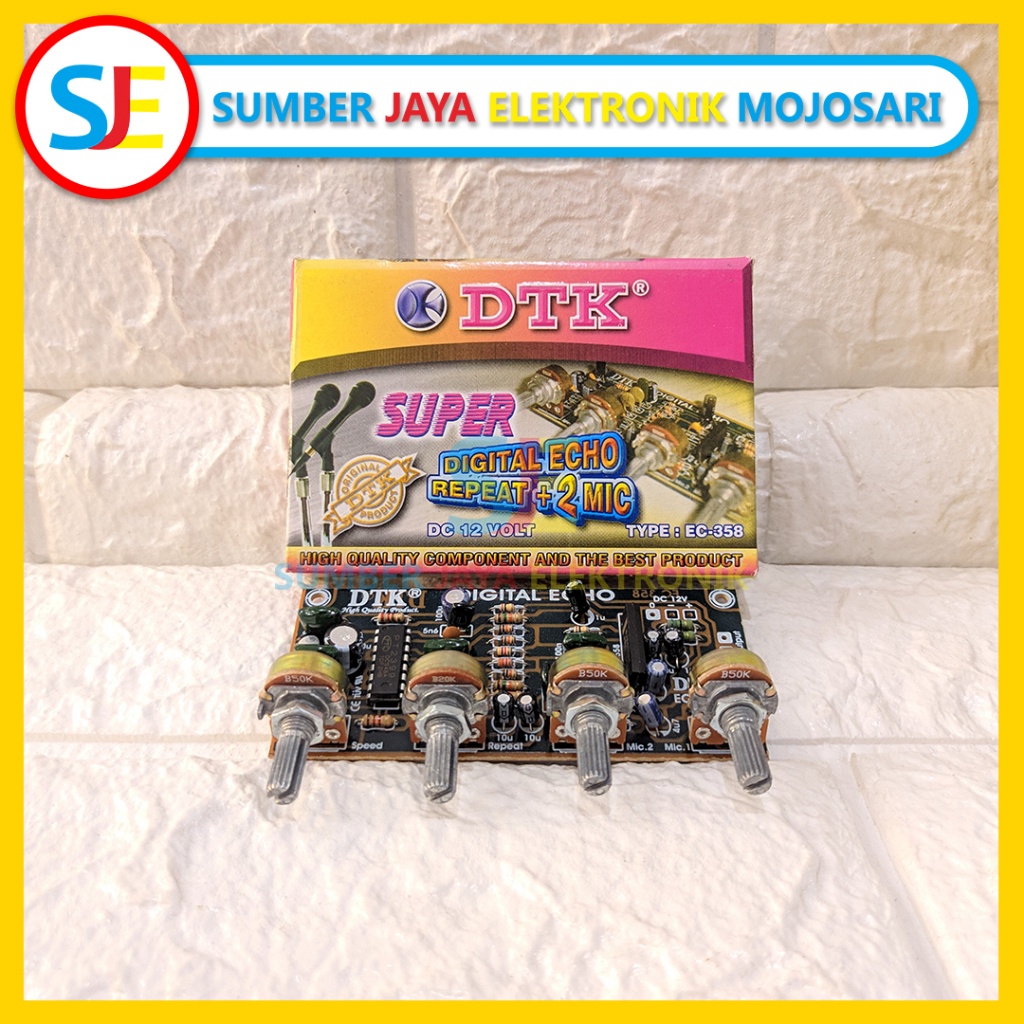 KIT ECHO DTK 2 MIC / DIGITAL REVERB MIC