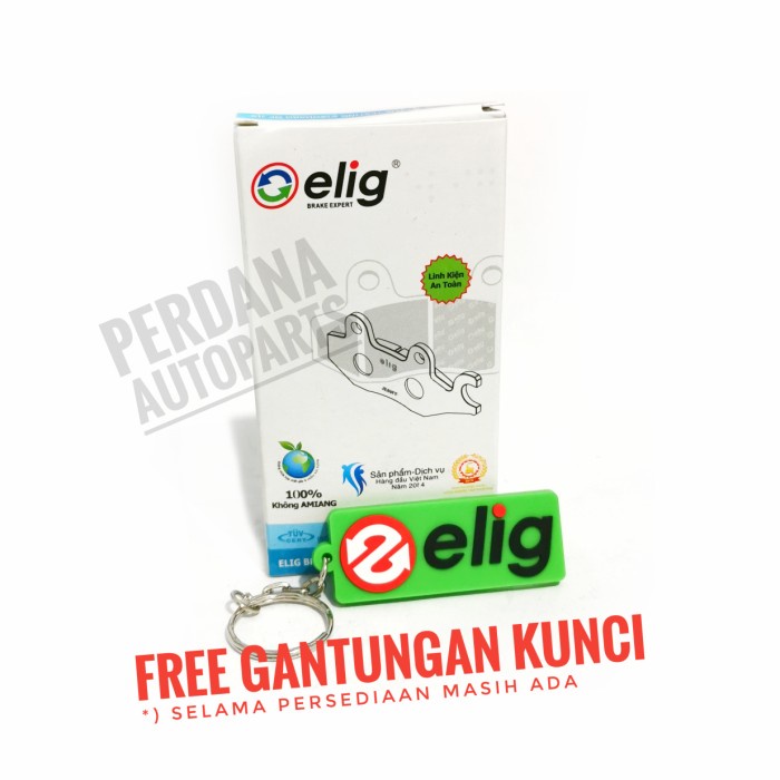 Paket Kampas Rem NMAX / New Nmax 2020 Depan Belakang Jamin Asli Elig
