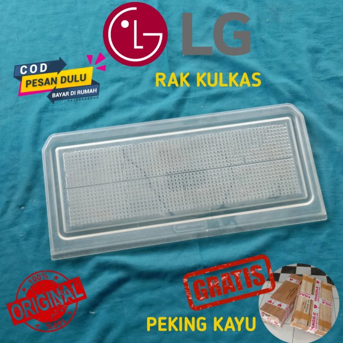 Open DS] RAK TUTUP BOX SAYUR DAN BUAH KULKAS LG ORIGINAL