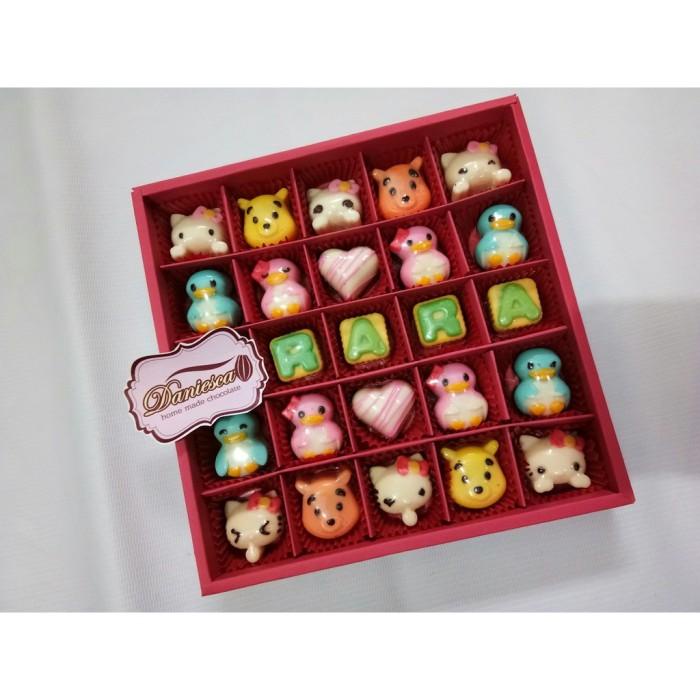 

terbaru !!! chocolate gift s25a - coklat bentuk hati valentine hadiah ulang tahun food ready