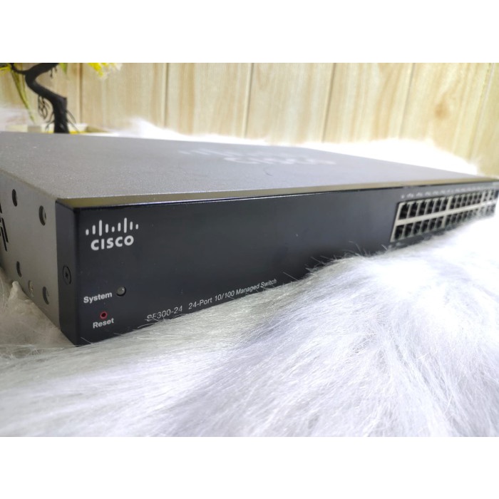 Cisco SF300-24 24-Port Managed Swit with Gigabit Uplinks SFP