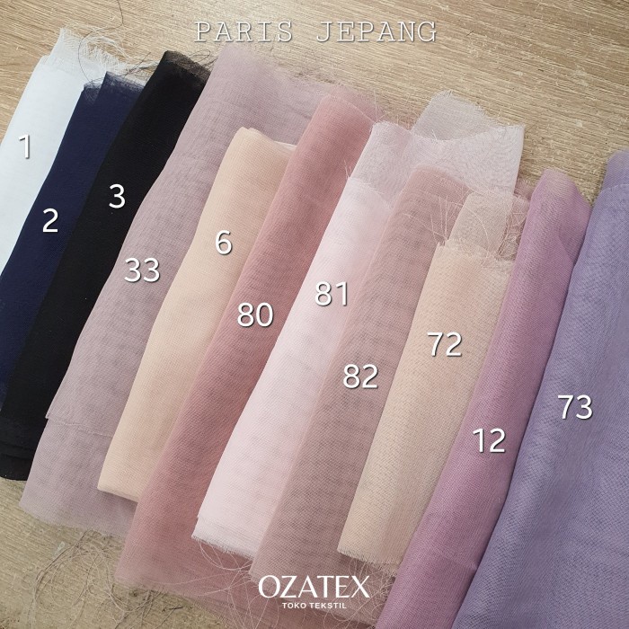 TERBARU Kain Paris Jepang Premium Asli Kualitas Terbaik ukuran 115x115 kain saja