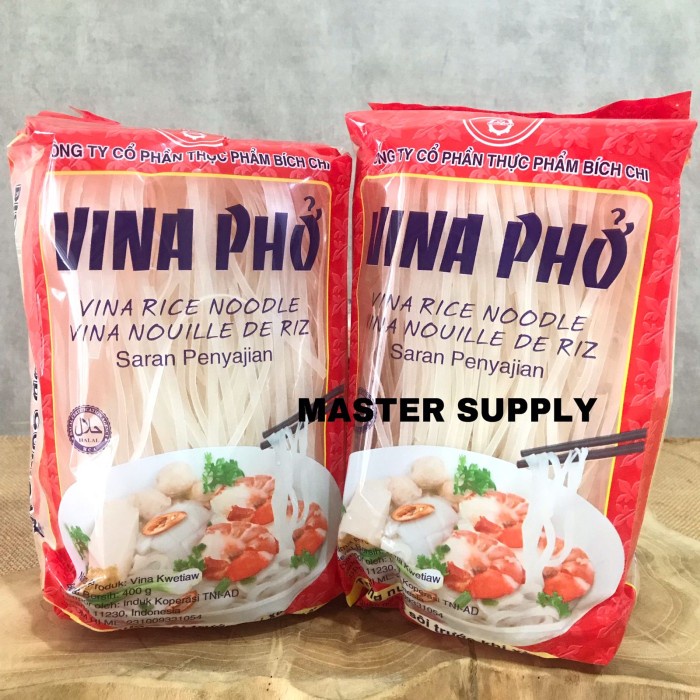 

VINA PHO RICE NOODLE VIETNAM 400 GR / KWETIAU VIETNAM /MIE BERAS PUTIH