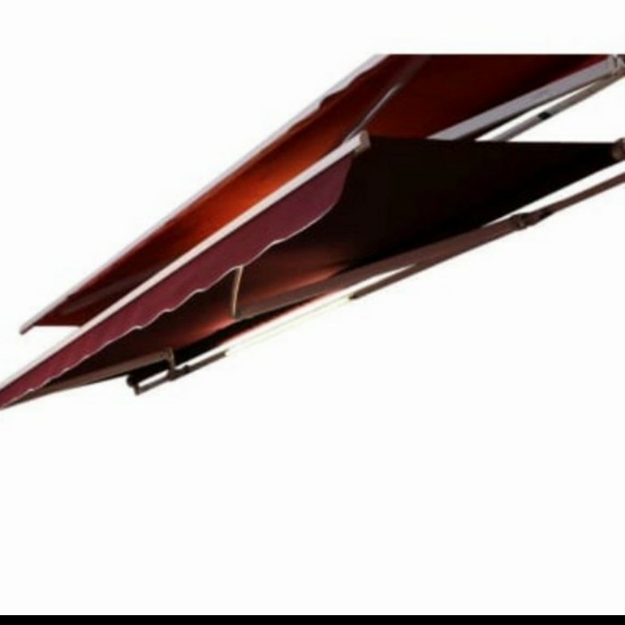 PROMO awning canopy gulung uk 3x4.5 hitung satuan lbh murah manual& electrik