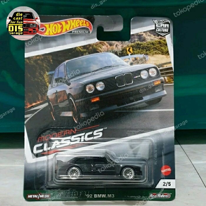 Hotwheels BMW M3 E30 Classic Modern Black
