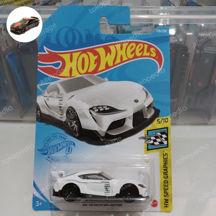 TERBARU hotwheels 20 toyota gr supra putih