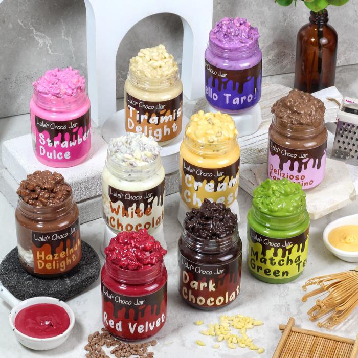 

terbaru !!! paket hore - 5 pcs bebas pilih rasa - lala's chocojar choco chocolate ready