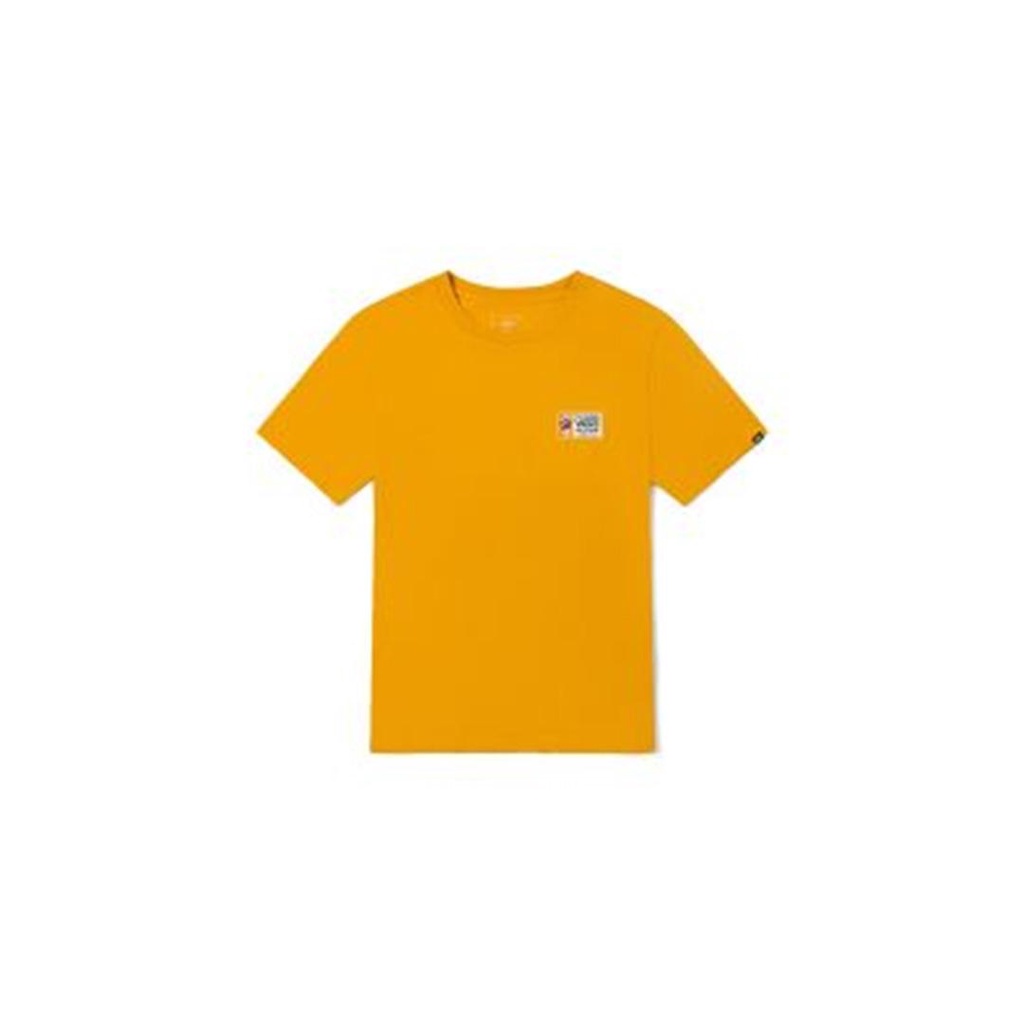 VANS Tee Unisex Ap Seasonal Bear Logo Ss Golden Yellow Baju Pendek Pria - VN0A7TRXF3X
