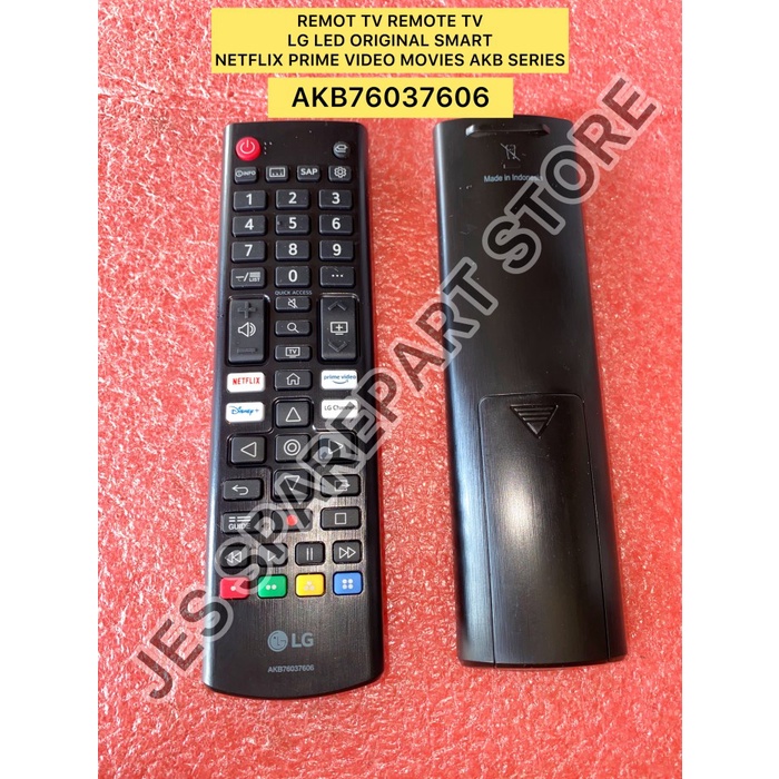 PROMO REMOTE TV LG LED ORIGINAL SMART NETFLIX PRIME VIDEO AKB76037606