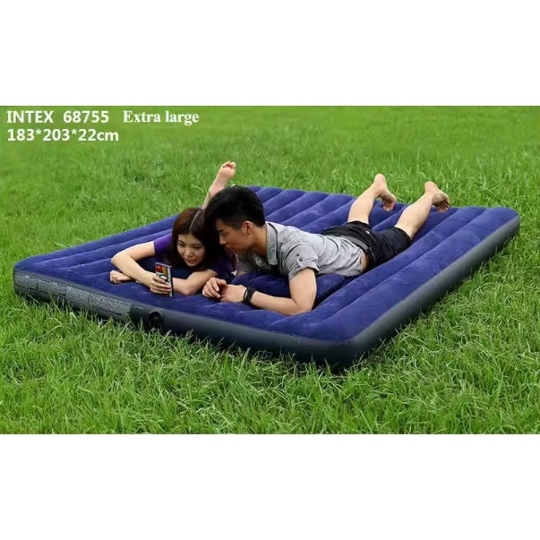 KASUR ANGIN INTEX ORIGINAL SINGLE TWIN DOUBLE QUEEN KING AIRBED DURABEAM FIBER-TECH KASUR CAMPING