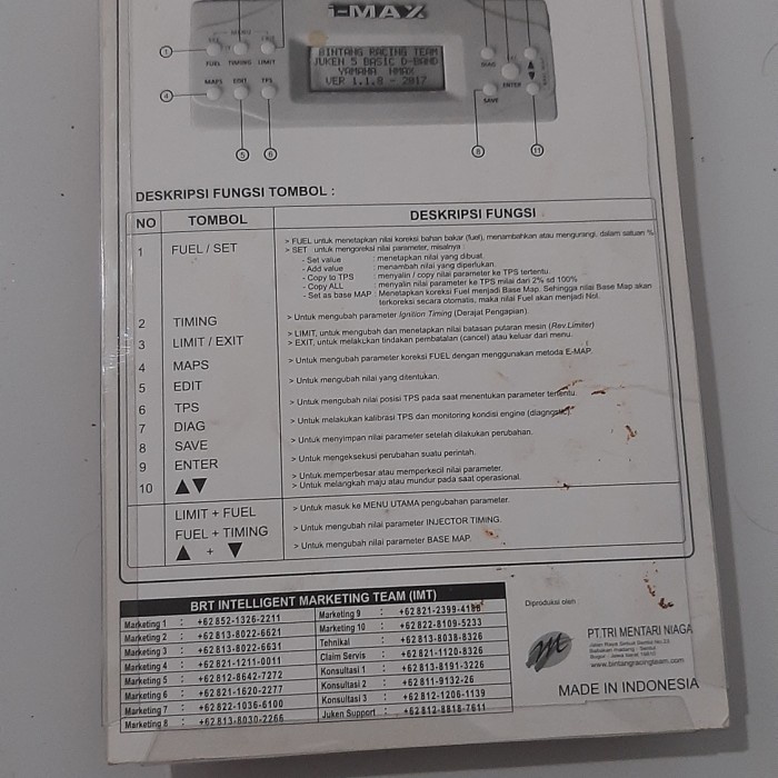 Kabel Setting Ecu Juken 5 Brt Crf / Verza Second
