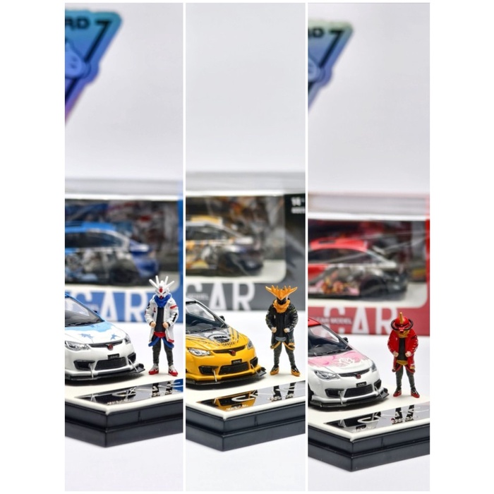 SALE  TIME MICRO HONDA CIVIC FD2 TYPE R GUNDAM RX-78 AKIBA BANSHEE RACE SERIES LIMITED EDITION