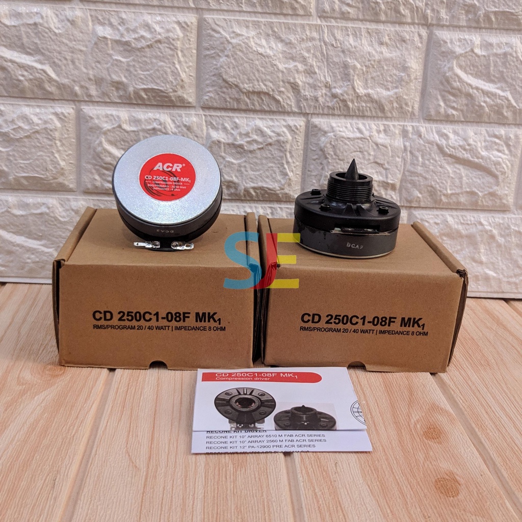 Driver Tweeter ACR CD 250C1-08F MK1 / Driver Tweeter / Twiter Speaker 1 inch