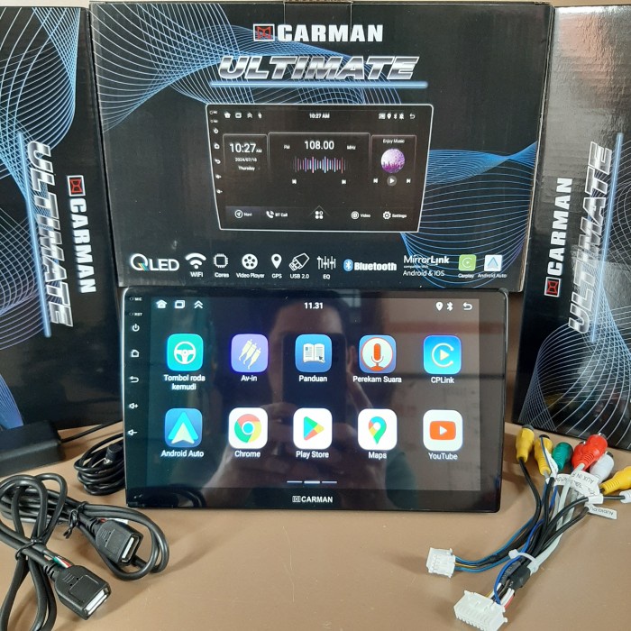BISA GOSEND HEAD UNIT ANDROID 9 INCH RAM 2/32GB CARMAN BERKUALITAS