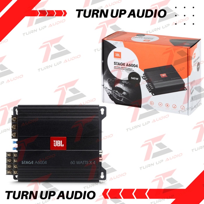 BISA GOSEND POWER AMPLIFIER 4CH 4 CHANNEL AUDIO MOBIL JBL STAGE A6004 ORIGINAL