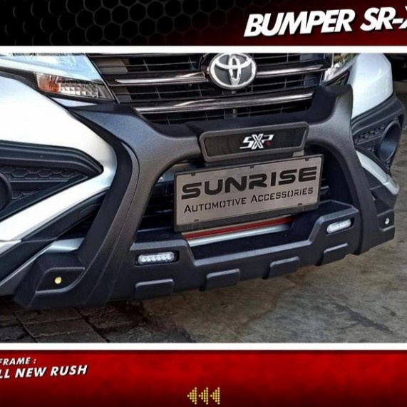 BISA GOSEND BUMPER/TANDUK DEPAN AVANZA/XENIA/VELOZ TH 2004-2021 MDL SR-X KUALITAS TERBAIK