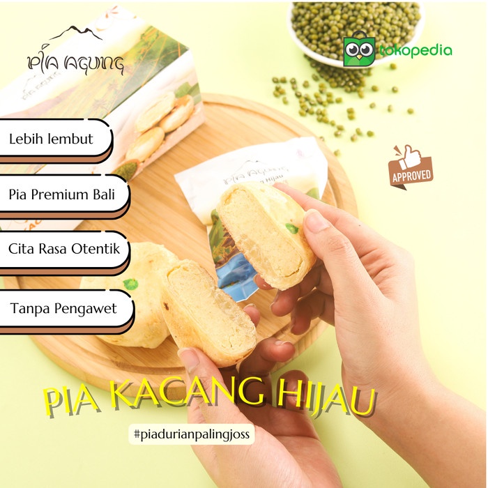 

Oleh oleh Bali Pia Kacang Hijau enak - harga promo - Pia Agung Bali