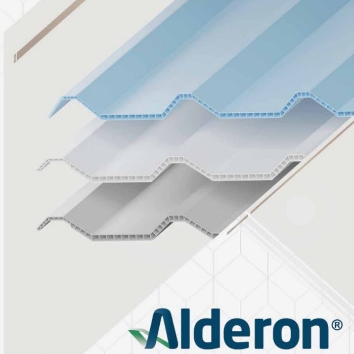 Atap Alderon 830 / 860 Upvc Twinwall Double Layer