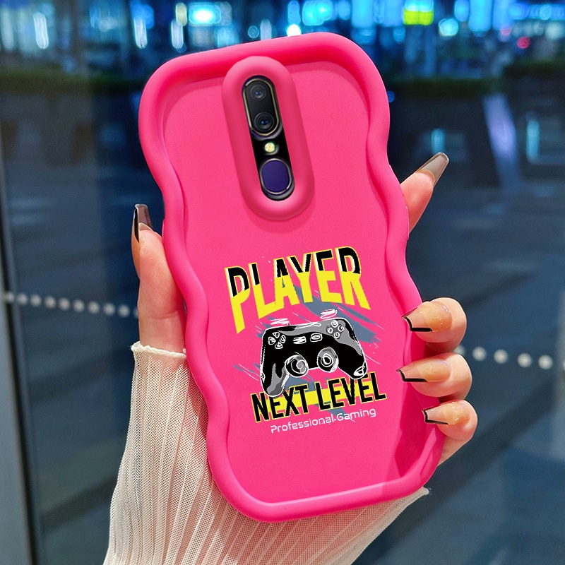 Casing Hp Untuk OPPO F11 A9 2019 A9X F9 F9 Pro Realme 2 Pro U1 Case Casing GamePad pola Kasing HP Ke