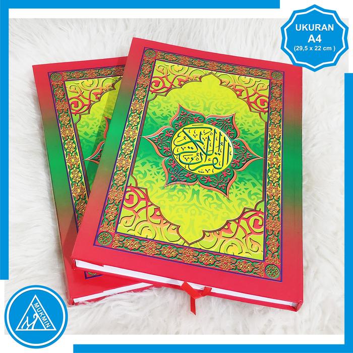 Alquran Super Hvs Ukuran Besar A4 Tulisan Jelas Dan Besar