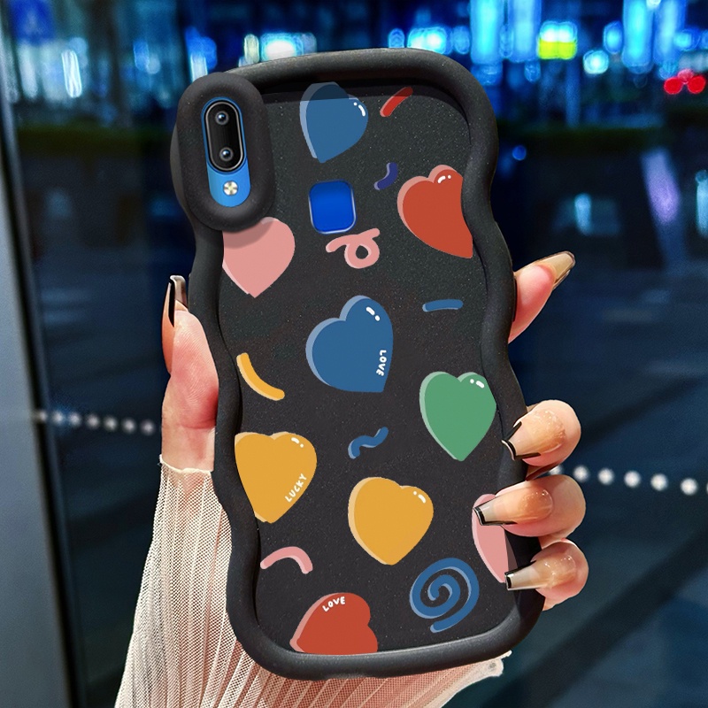 Casing Hp Untuk VIVO Y91 Y91i Y93 Y95 Y91C Y1s Y90 Case Casing Love balloon HP Softcase silikon Cesi