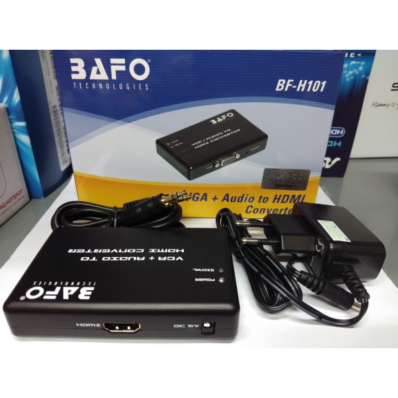 Converter VGA to HDMI (+ Adaptor) BAFO