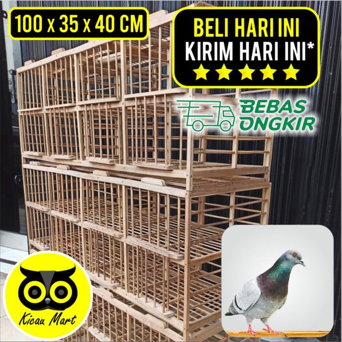 DONGDANG MERPATI 4 PASANG 8 PINTU KANDANG KURUNGAN BURUNG DARA DN4DNG