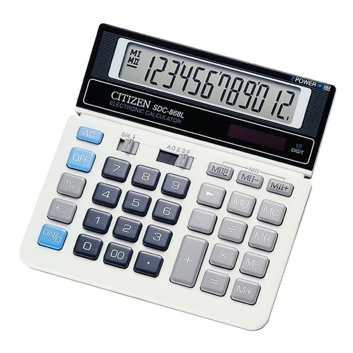 

CALCULATOR CITIZEN SDC 868 L [TERBARU[TERLARIS[ORIGINAL[ASLI]