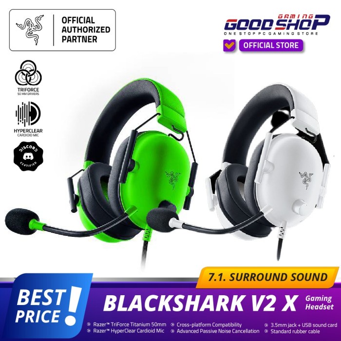 Razer Blackshark V2 X - Gang Headset