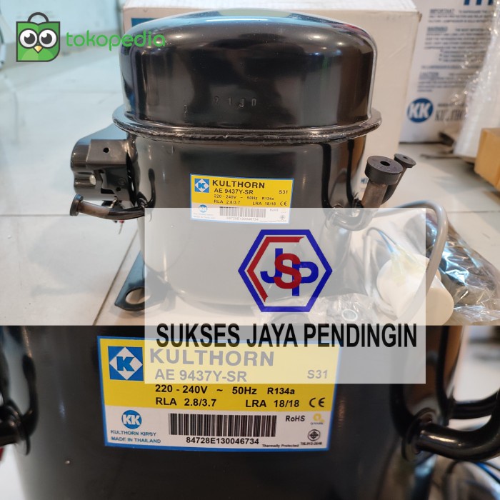 Unik Compressor Kulthorn Ae9437Y-Sr R134A / Kompresor Kulthorn Ae9437Y-Sr