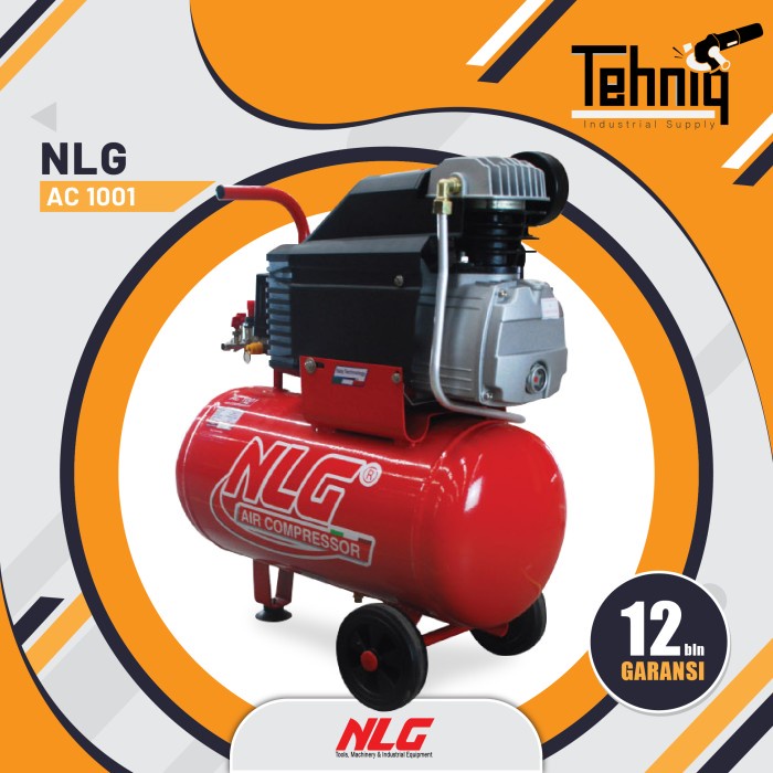 New Kompresor Angin Listrik Nlg Ac-1001 ( New ) Direct Compressor