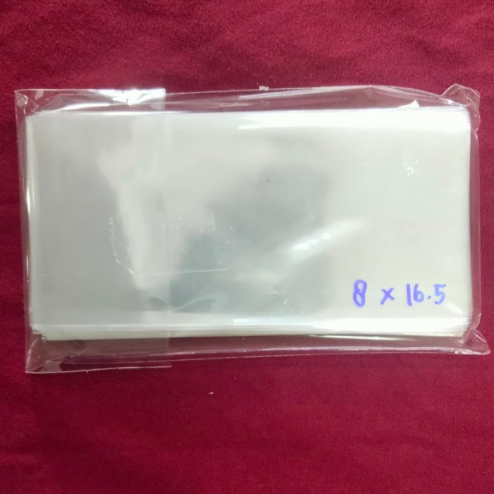 EKSLUSIF PLASTIK OPP PELINDUNG UANG KUNO 8 x 16.5 cm