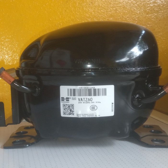 KOMPRESOR KULKAS 2 PINTU AQUA SANYO INVERTER HUAGUANG VATZ60 R134 230