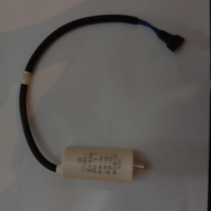 Kapasitor Dinamo Motor Mesin Cuci CBB65A-2 3 mf Original