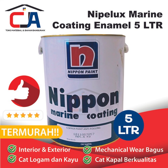 Cat Kapal Nippon Primer Nippelux Enamel Marine Coating 5 KG
