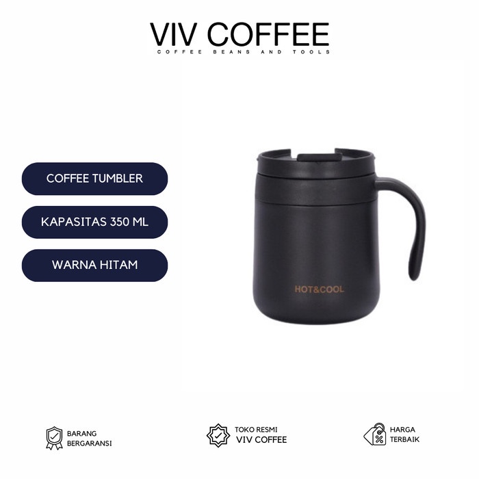 Tumbler Kopi Stainless 350Ml Termos Air Mini