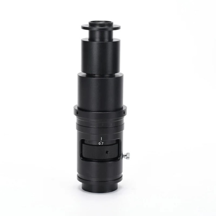 0.7X-5X Magnification C-Mount Objective Zoom Lens 180X 120X Parfocal