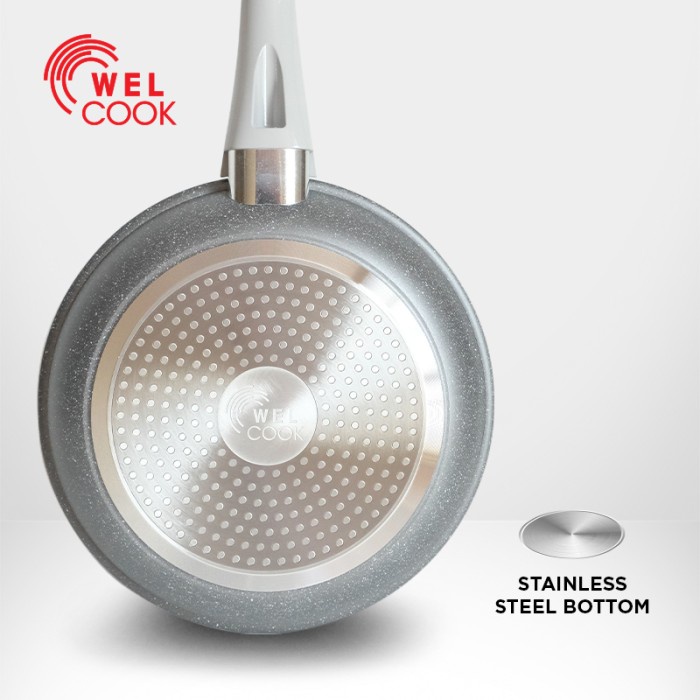 Hst - Welcook Panci Frypan Granite - 24 Cm